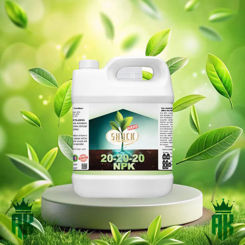 کود مایع 20-20-20 اصل آمریکا برای درشتی میوه و افزایش تناژ | تخفیف ویژه ارسال مزرعه شوک